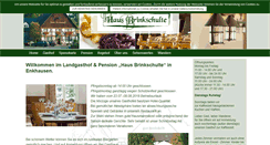 Desktop Screenshot of gasthof-brinkschulte.de